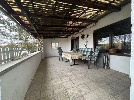 Terrasse zum Sitzen 