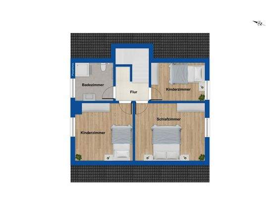 Grundriss - Dachgeshcoss