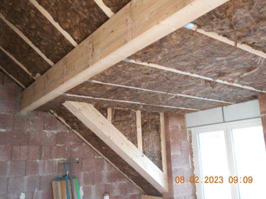 Dämmung im Dachstuhl