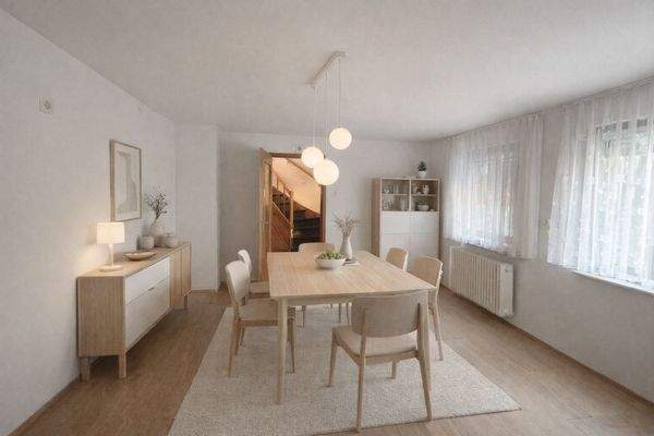 Esszimmer KI generiert