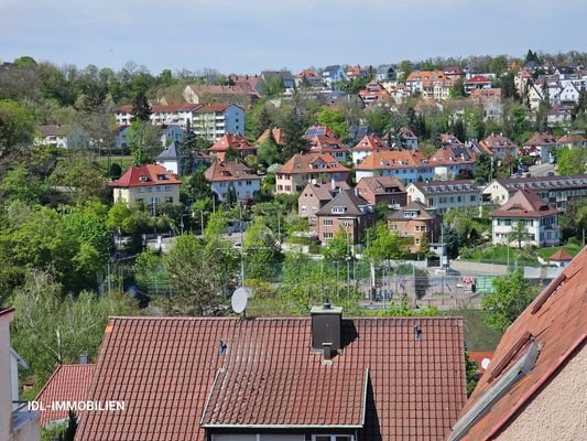 Blick vom Balkon