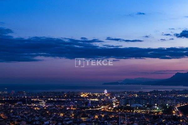 Flats with En-suite Bathrooms in a Project in Kepez Antalya