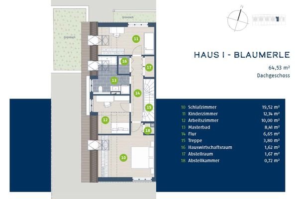 Grundriss Dachgeschoss