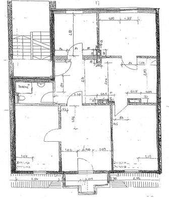 Grundriss 4-Zimmer-Wohnung im 3.Obergeschoss