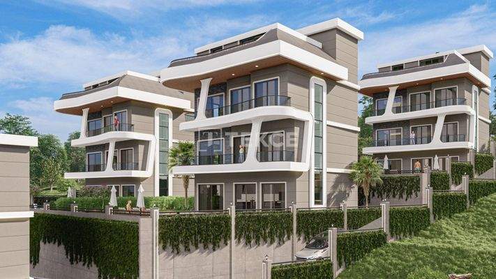 Detached Hill-Side Villas in Alanya Kargıcak