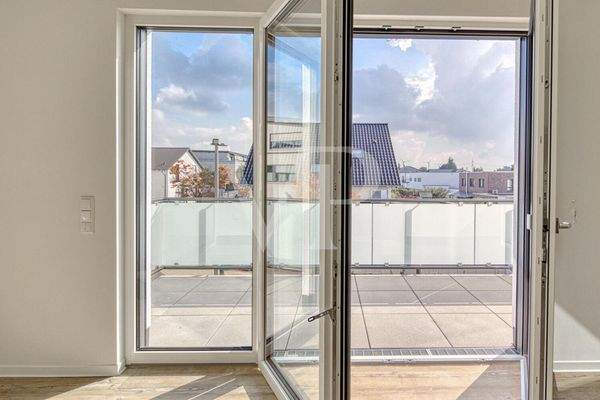 Blick auf den Balkon