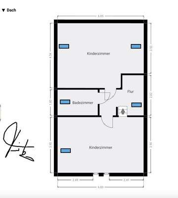 Grundriss Dachgeschoss