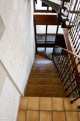 Treppe zur Haustür