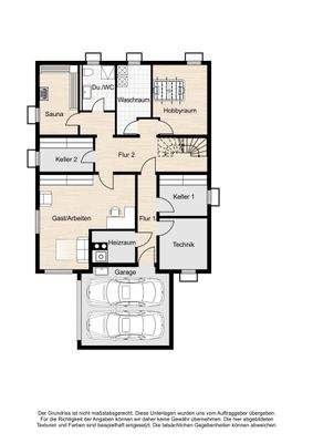 Hanggeschossgrundriss