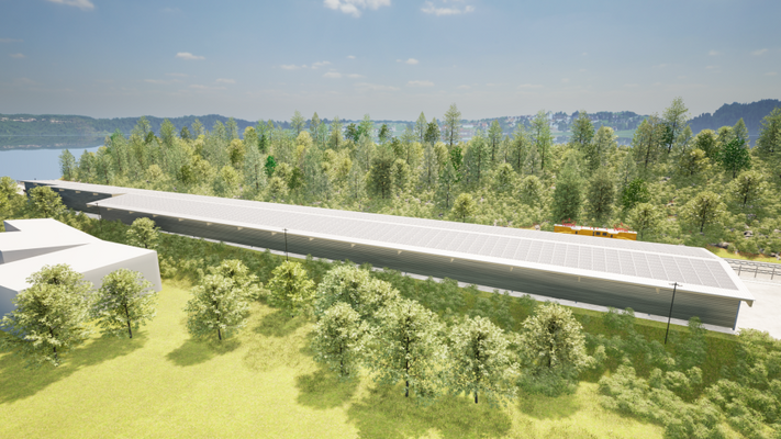 Illustration PV-Überdachung