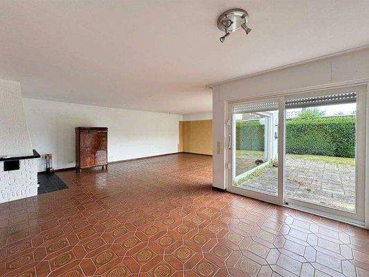 Terrassenzugang im Wohnbereich