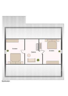 Grundriss Spitzboden