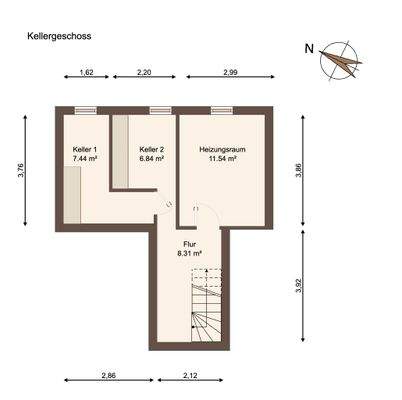 Grundriss Kellergeschoss