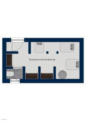 Pooltechnik Untergeschoss