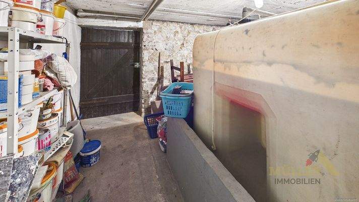 Öltanks ud Abstellraum