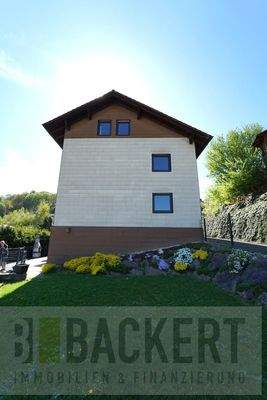 Seitenansicht Garten