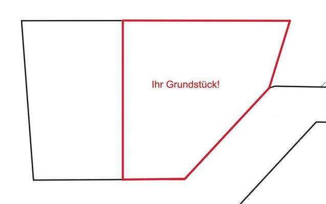 Lageplan für das Grundstück 1