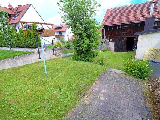 Garten, Werkstatt u. Scheune