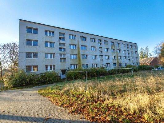 Ansicht Hofseite mit Hauseingänge