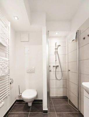 Bathroom with walk-in shower