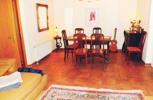 Essbereich im Wohnzimmer