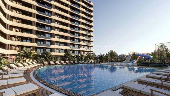Brand New Properties with Pool and Garden in Mersin Erdemli