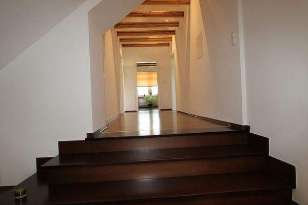 Dachgeschoss-Flur in den Schlaftrakt