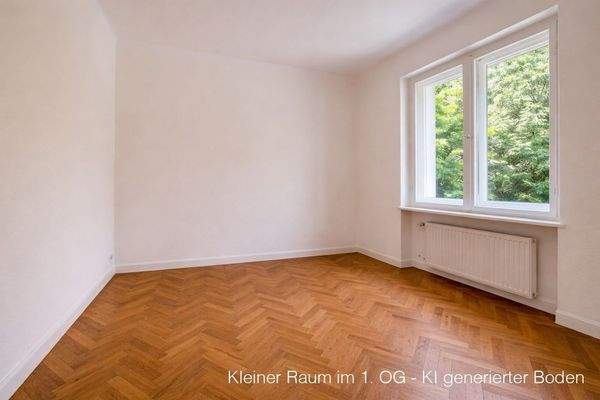 Kleinerer Raum im OG - KI generierter Boden