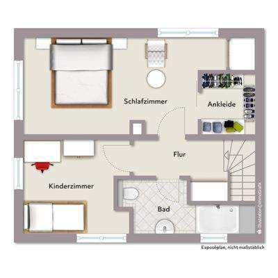 Grundriss Obergeschoss