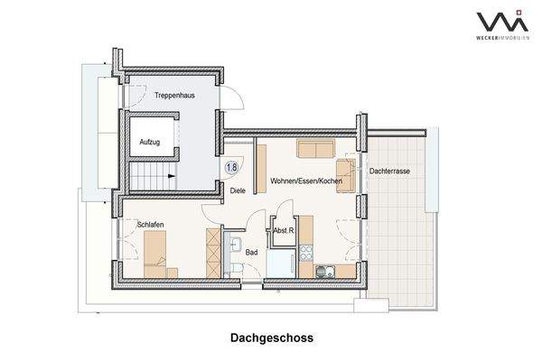 Grundriss Wohnung 1.8