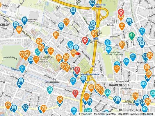 Geolyzer Kartenausschnitt