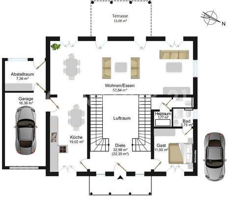 Grundriss Erdgeschoss