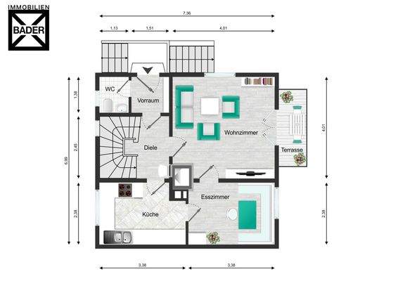 EG Türe Wohnen-Essen nicht vorhanden