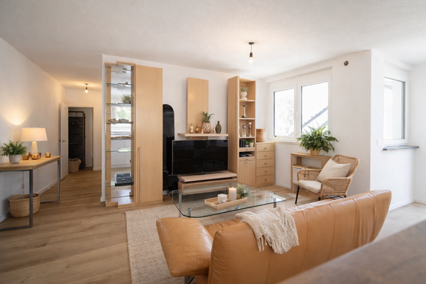 Wohnzimmer visualisiert