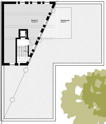 Grundriss Staffelgeschoss