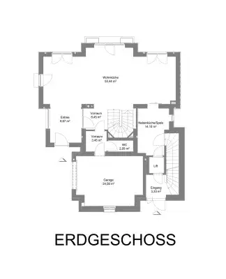 Plan Erdgeschoß
