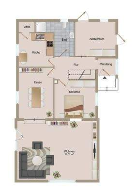 Grundriss Erdgeschoss