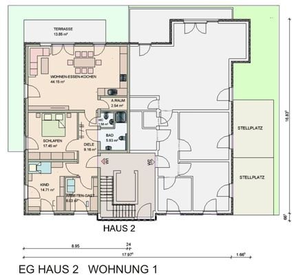 Haus 2 Wohnung 1