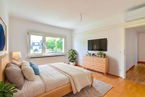 Schlafzimmer Obergesschoß illustriert