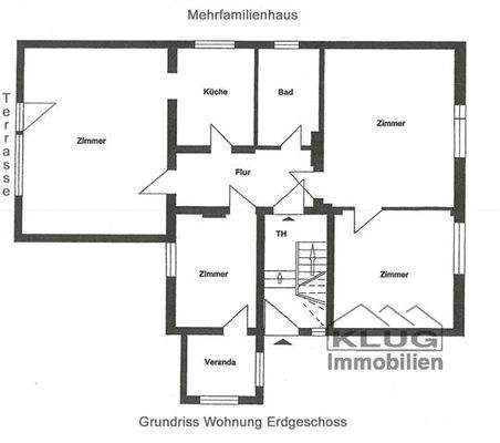 Grundriss MFH Erdgeschoss