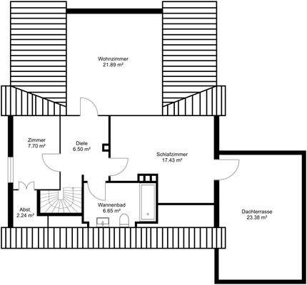 Grundriss Obergeschoss
