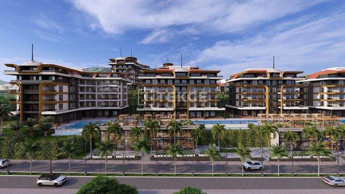 Properties with 5-Star Hotel Concept in Alanya Kestel