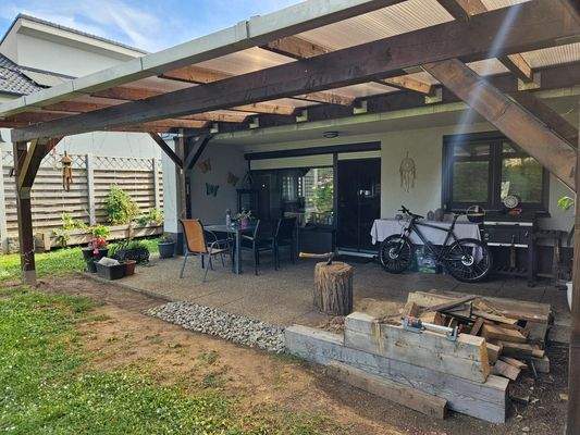 Überdachte Terrasse