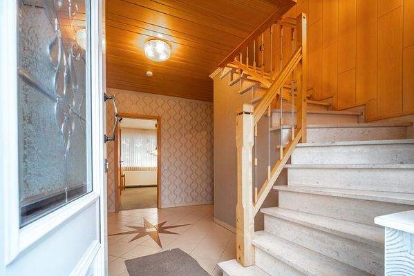 Der Eingangsbereich der ersten Wohneinheit