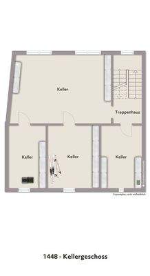 Grundriss KG visualisiert 1448