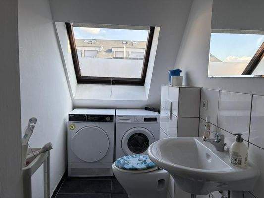 Waschen/Trocknen mit WC