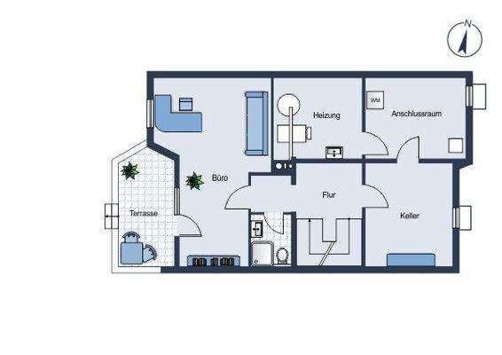 Grundriss Kellergeschoss