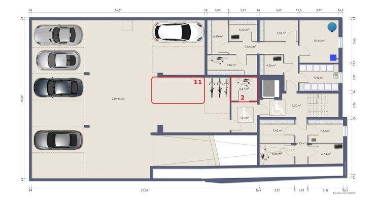 7321 Etagengrundriss KG WE 2