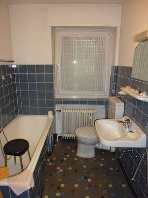 Badezimmer in der Einliegerwohnung