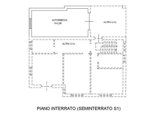 Planimetria piano interrato S1 autorimessa.jpeg